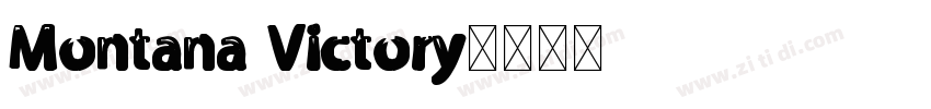 Montana Victory字体转换